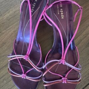 Kate Spade Fuchsia Strappy Sandals